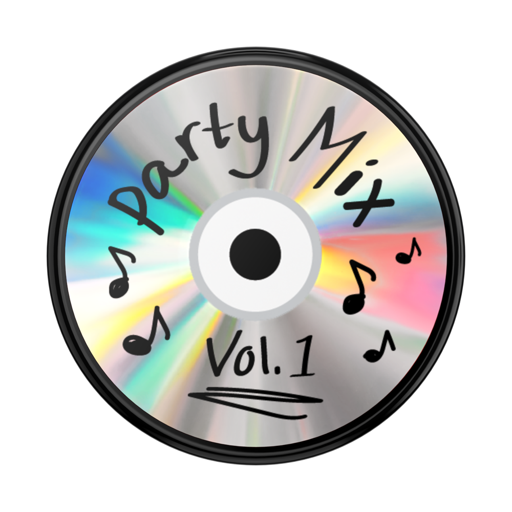DJ轉盤 Backspin CD Party Mix, PopSockets