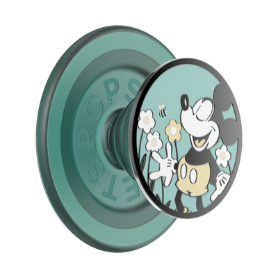 MagSafe磁吸 米奇色調花琺瑯瓷 TONAL FLOWER MICKEY ENAMEL, PopSockets