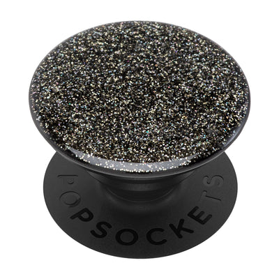 Glitter Black 閃黑 <可替換泡泡帽>, PopSockets