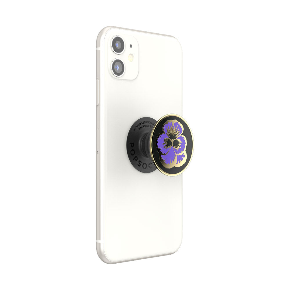 琺瑯瓷鳶尾花 Enamel Flowering Iris, PopSockets