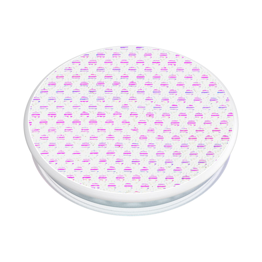 虹彩網白 Mesh Iridescent White, PopSockets
