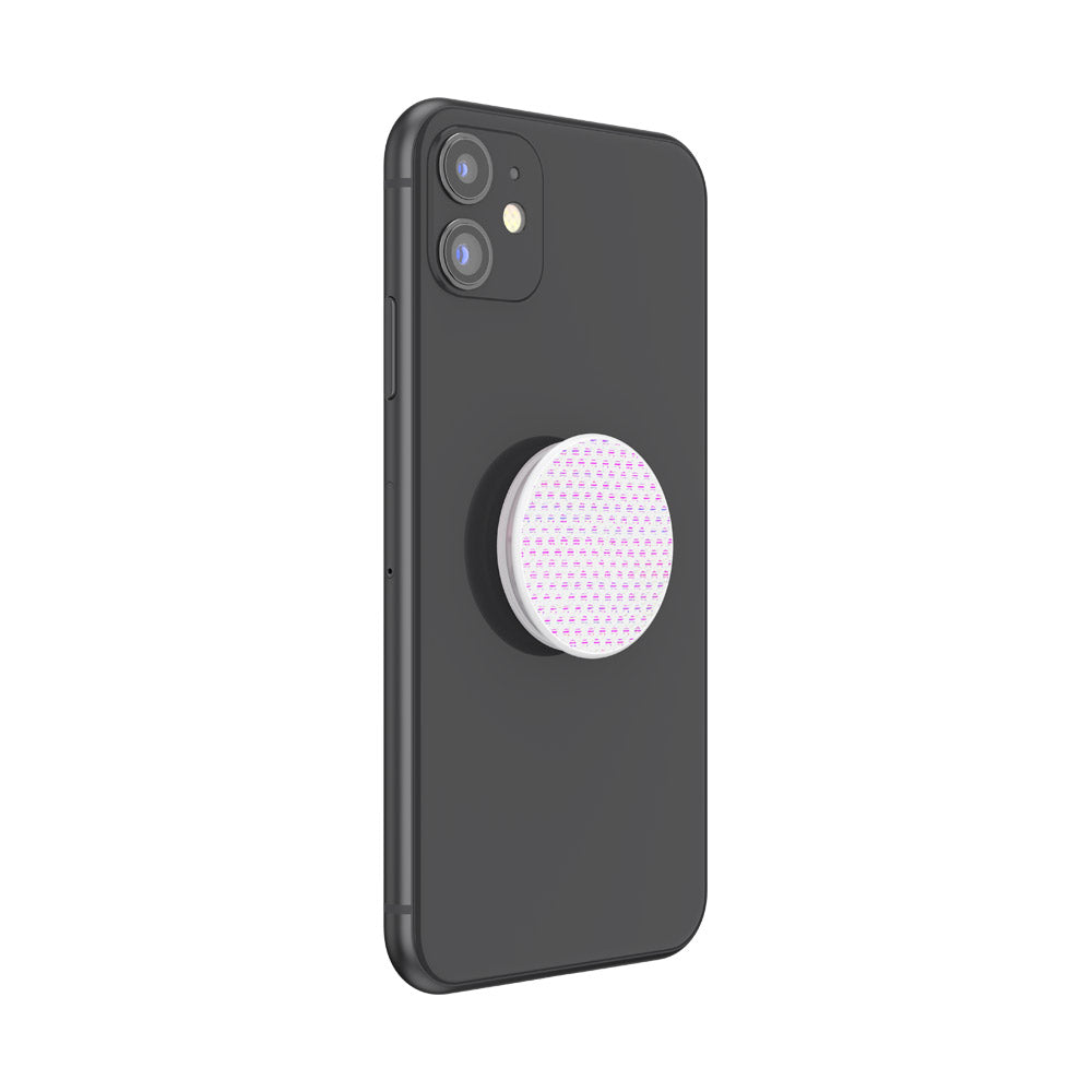 虹彩網白 Mesh Iridescent White, PopSockets