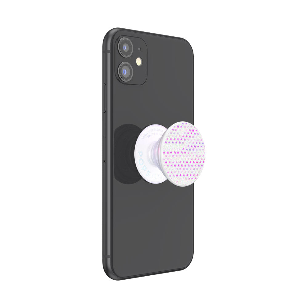 虹彩網白 Mesh Iridescent White, PopSockets