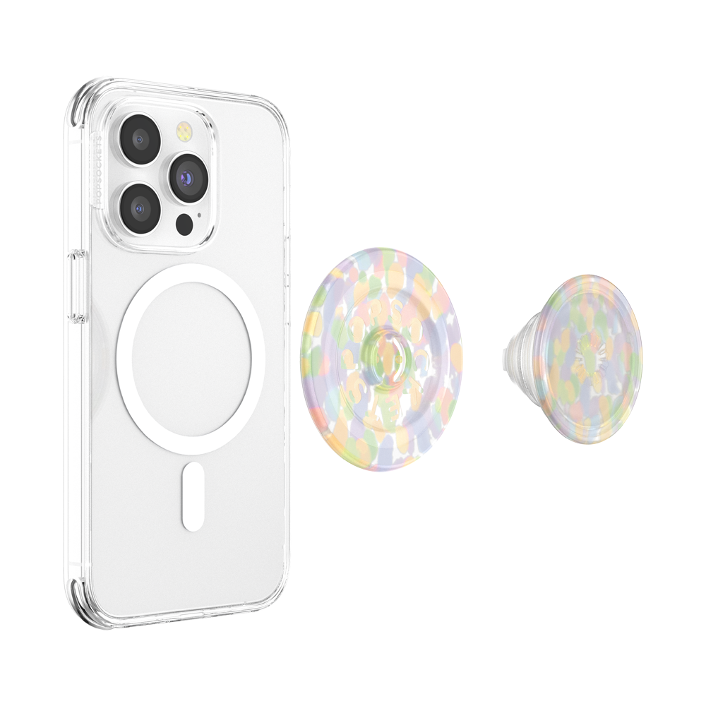 MagSafe磁吸彩虹透明圈 RAINBOW GLASS-CLR, PopSockets