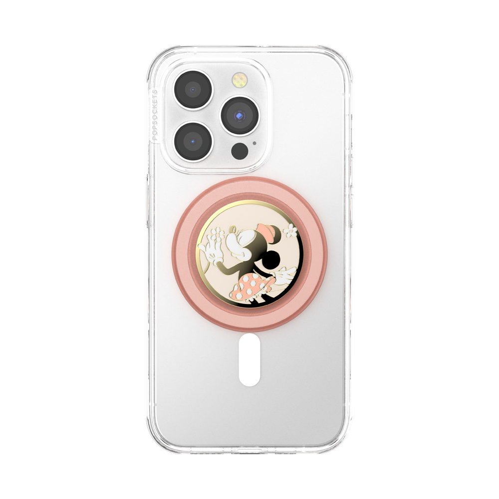 MagSafe磁吸 米妮聞小花琺瑯瓷 MINNIE DAISY SNIFF ENAMEL, PopSockets