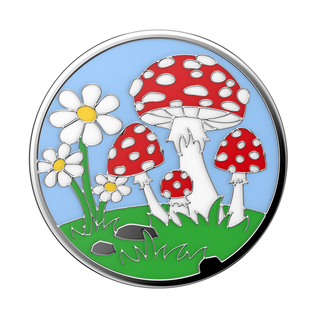 琺瑯瓷蘑菇 Enamel Mushroom, PopSockets