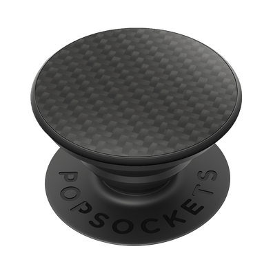 Carbon Fiber Black 碳纖黑 <可替換泡泡帽>, PopSockets