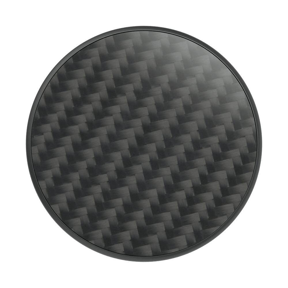 Carbon Fiber Black 碳纖黑 <可替換泡泡帽>, PopSockets