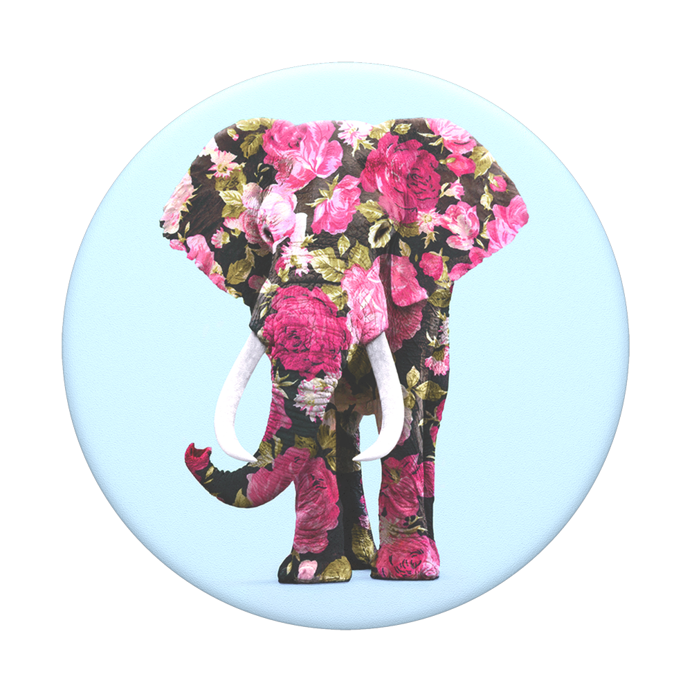 Safari Rose 玫瑰大象 <可替換泡泡帽>, PopSockets