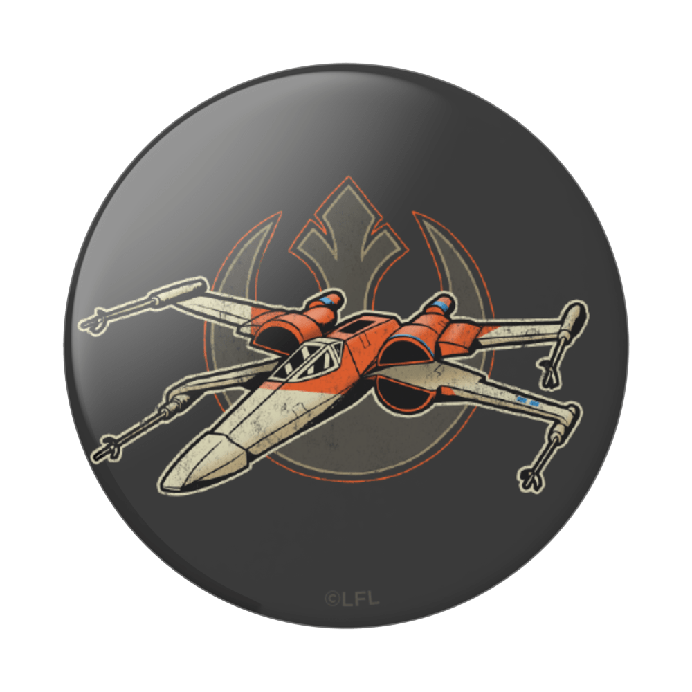 X-Wing Rebel 鋁合金反抗戰機 <可替換泡泡帽>, PopSockets